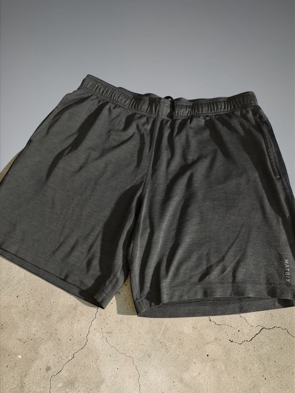 Matrix Men’s Bundle of Two Athletic Shorts - Navy and Charcoal- Size L - Picture 6 of 8